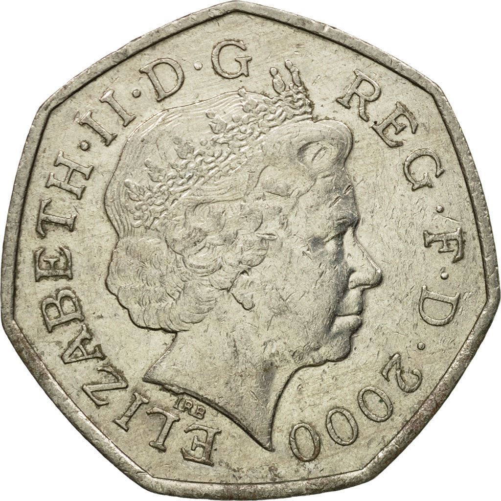 United Kingdom | 50 Pence Coin | Public Libraries | Km:1004 | 2000 - 2009
