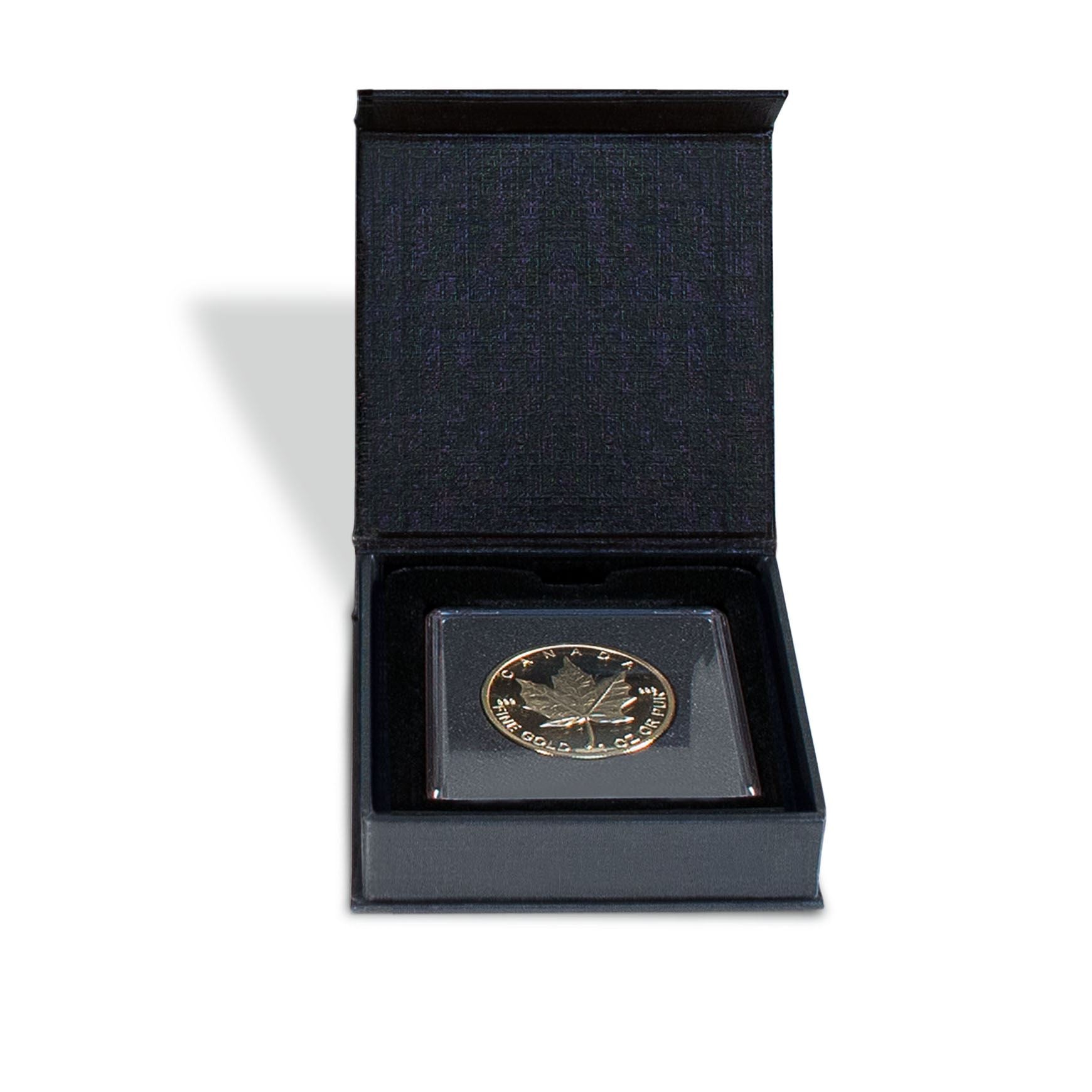 AIRBOX Small Coin Box | Box for Presenting Coins in Square Capsules | 1 to 6 Compartments