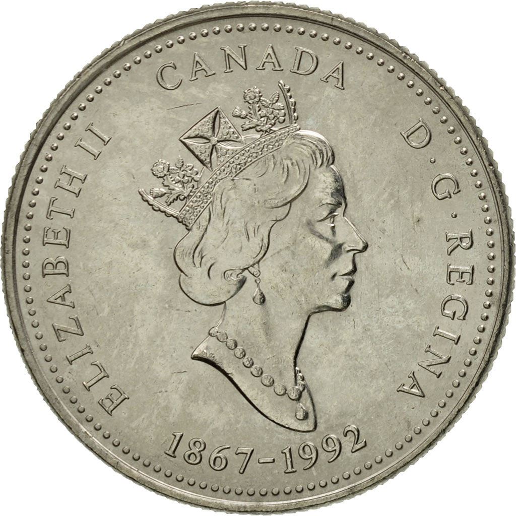 Canada | 25 Cents Coin | Ontario | Nickel | KM:223 | 1992