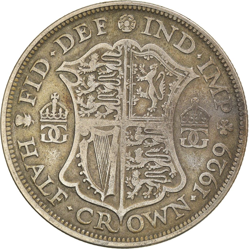 United Kingdom | 1/2 Crown Coin | George V | KM:835 | 1927 - 1936