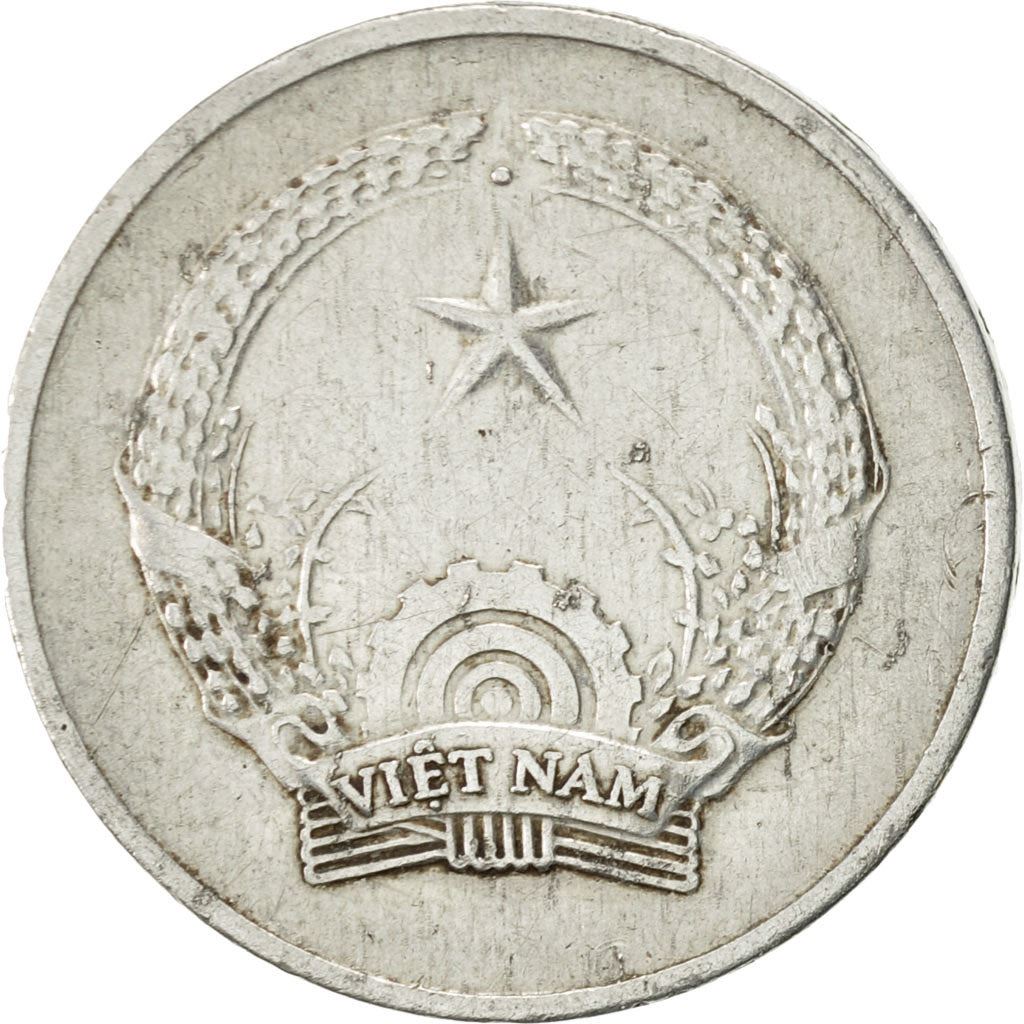 Vietnam | 1 Dong Coin | Aluminium | Coat of Arms | Km:14 | 1976