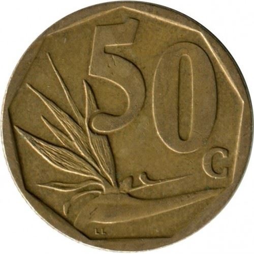 South Africa 50 Cents Coin | siSwati Legend - Ningizimu Afrika | KM467 | 2009