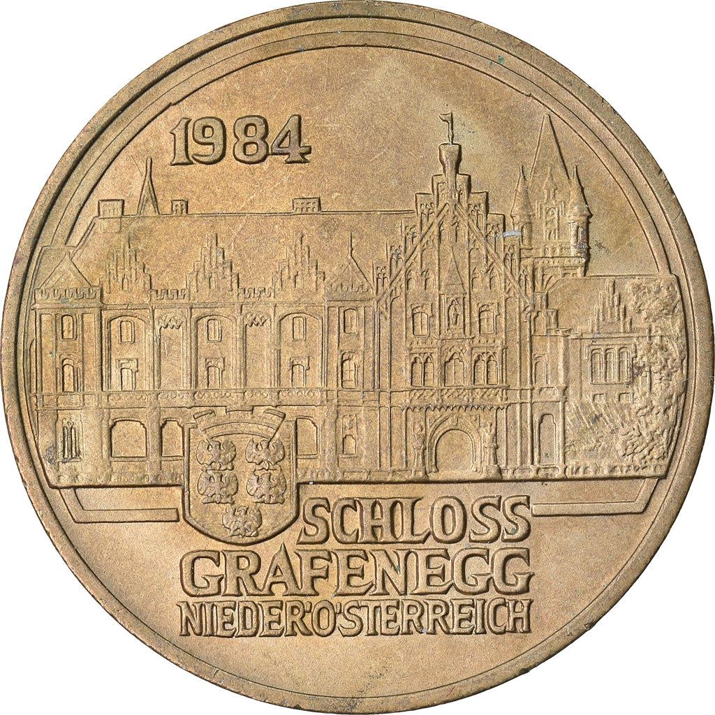 Austria | 20 Schilling Coin | Grafenegg Palace | Km:2965 | 1984 - 1993