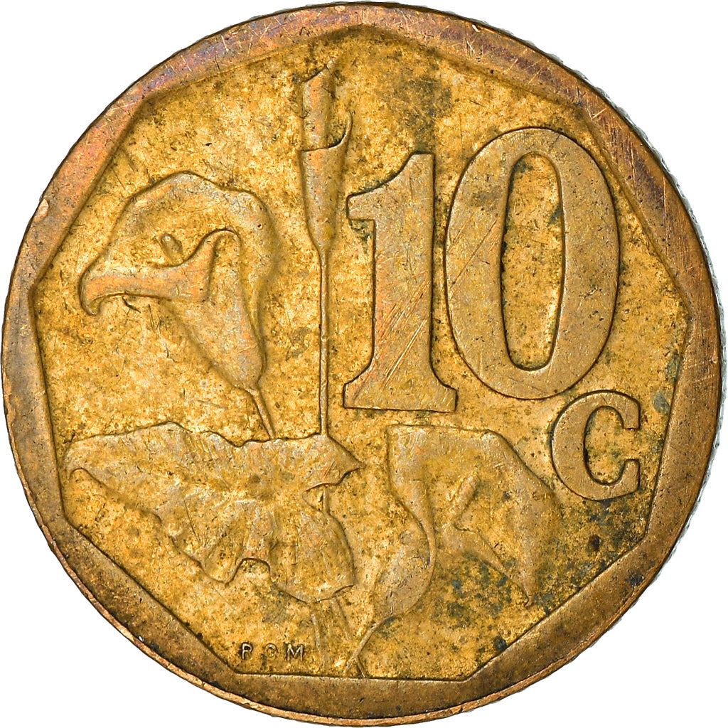 Sydafrika 10 Cent Ndebele-legend - iSewula Afrika Mynt KM465 2009