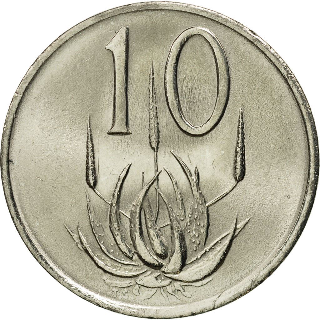 Sør-Afrika 10 Cent Mynt | Balthazar J. Vorster | KM112 | 1982