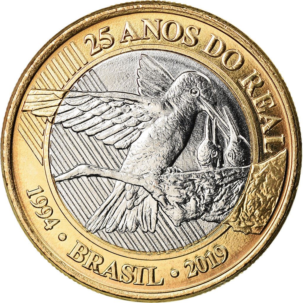 Brazil | 1 Real Coin | Hummingbird | Km:734 | 2019