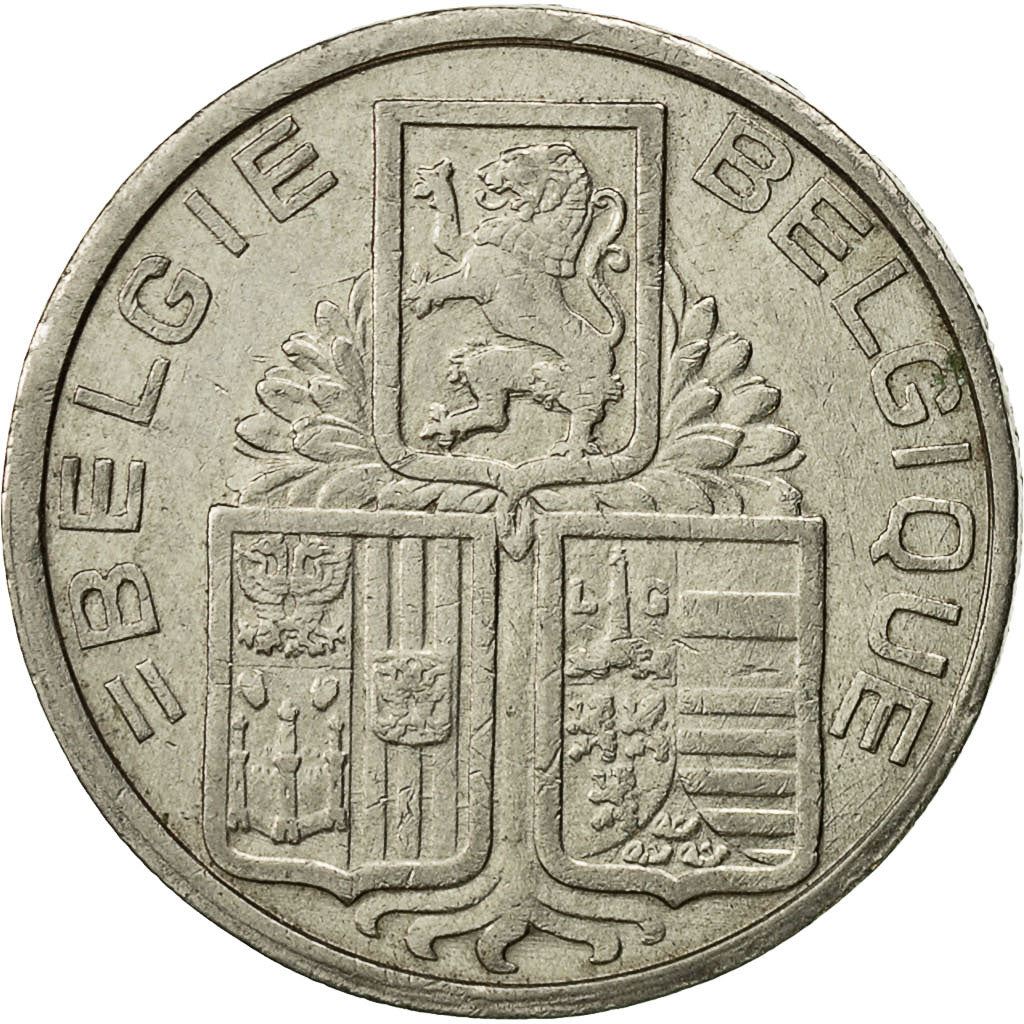 Belgium | 5 Francs Coin | Lion | Km:117 | 1938 - 1939