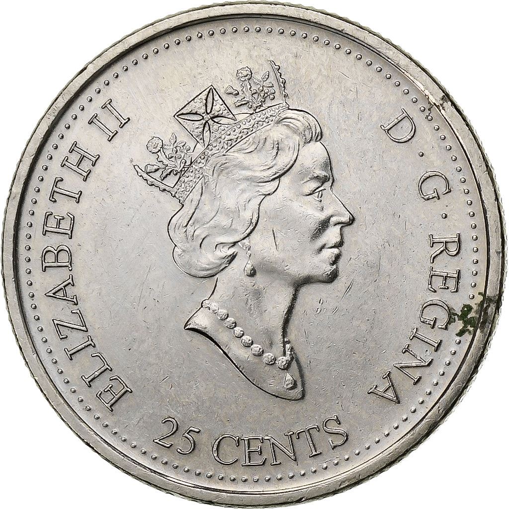 Canada | 25 Cents Coin | Freedom | Nickel | KM:374 | 2000