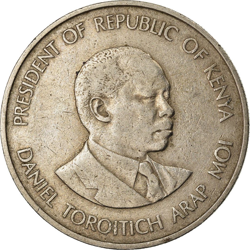 Kenya 1 Shilling | President of Kenya 1989 - 2002 Coin | KM20 | 1978 - 1989