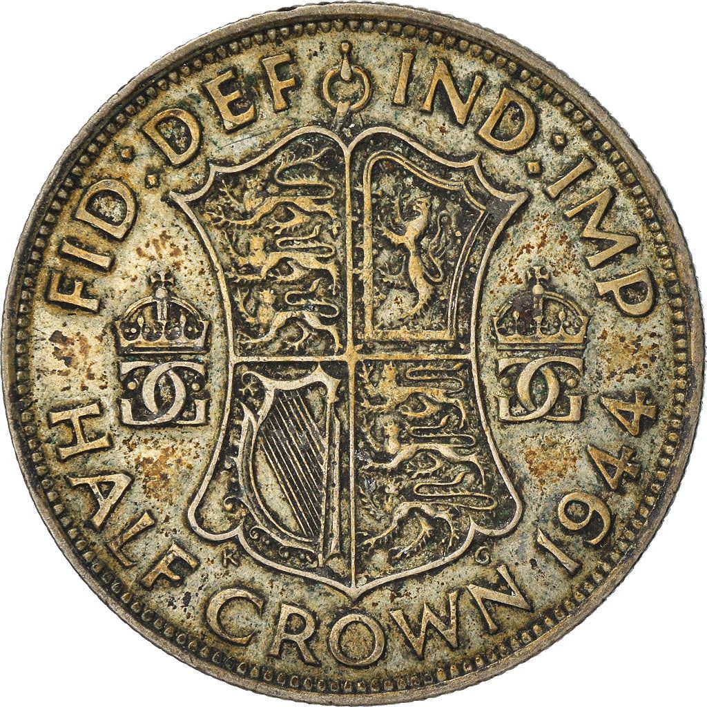 United Kingdom | 1/2 Crown Coin | George VI | KM:856 | 1937 - 1946