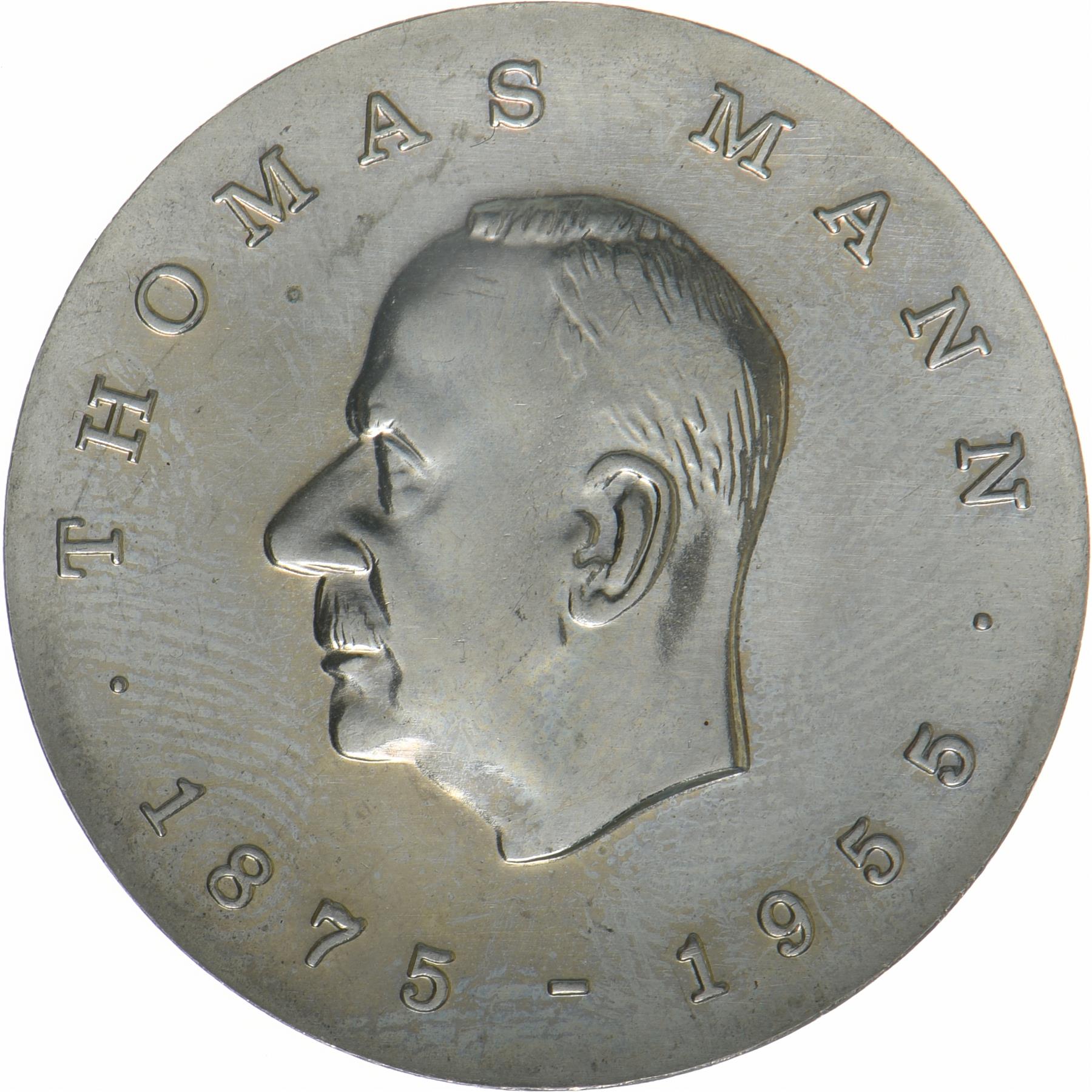 Deutsche Demokratische Republik | 5-Mark-Münze | Thomas Mann | KM:54 | 1975
