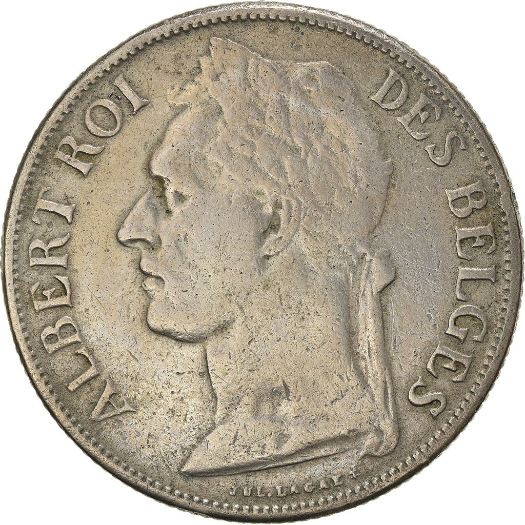 Belgian Congo | 1 Franc Coin | Palm tree | Km:20 | 1920 - 1930