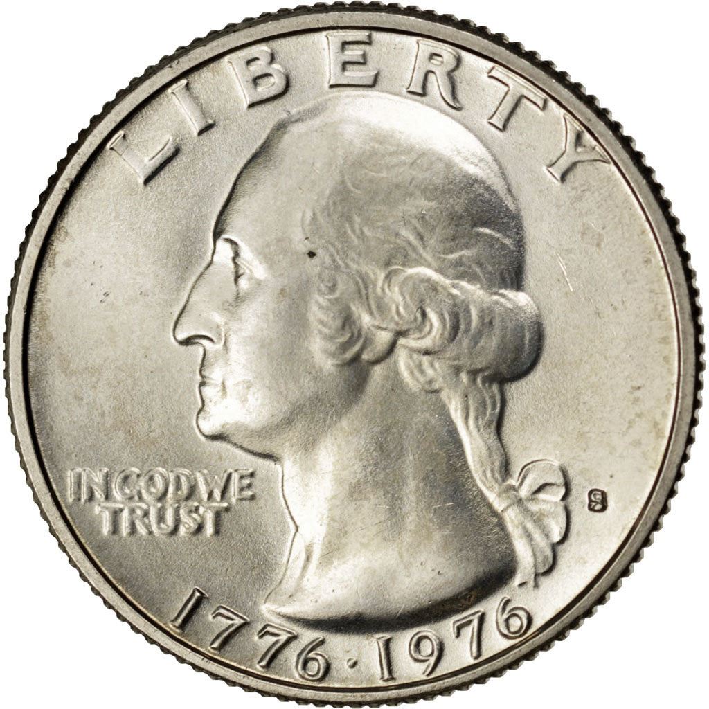 United States | ¼ Dollar Coin | Patriot Drummer | Copper-nickel clad copper | KM:204 | 1976