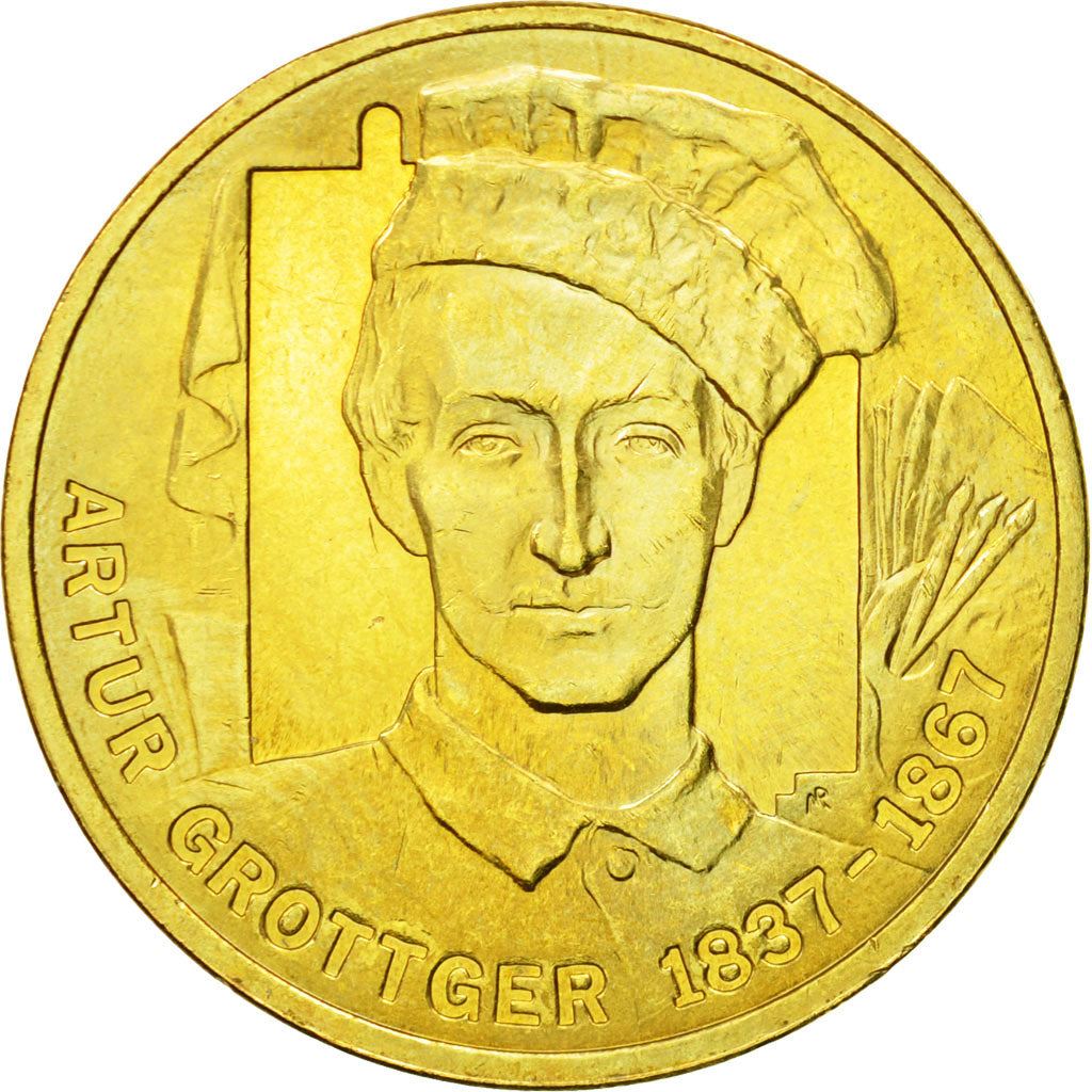 Poland | 2 Zlotys Coin | Artur Grottger | Y:746 | 2010