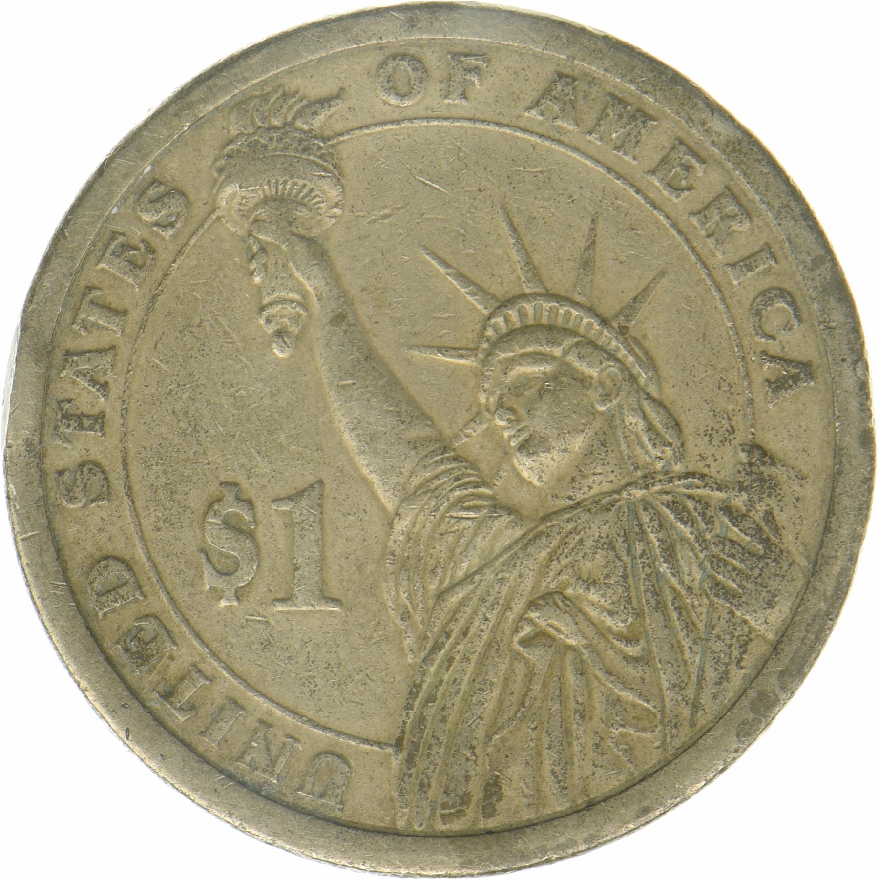 Estados Unidos | Moeda de 1 Dólar | James Madison | KM:404 | 2007