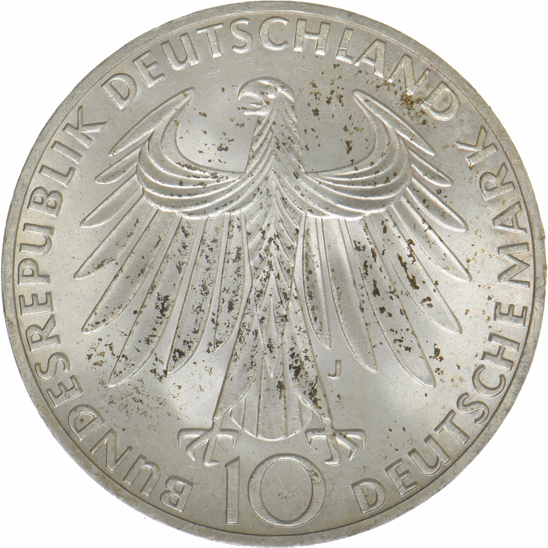 Federal Republic of Germany | 10 Deutsche Mark Coin | Olympic Games | KM:132 | 1972