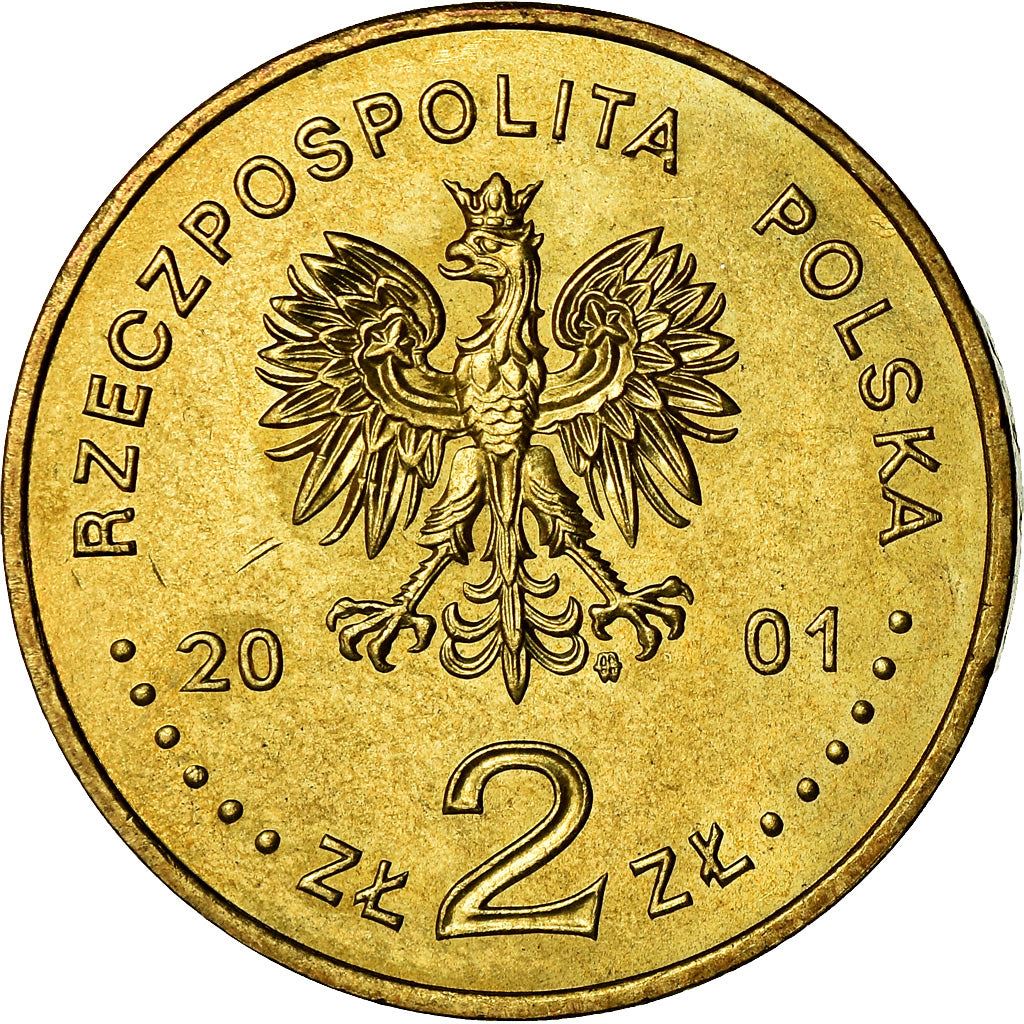 Poland | 2 Zlotys Coin | Cardinal Stefan Wyszyński | Y:418 | 2001