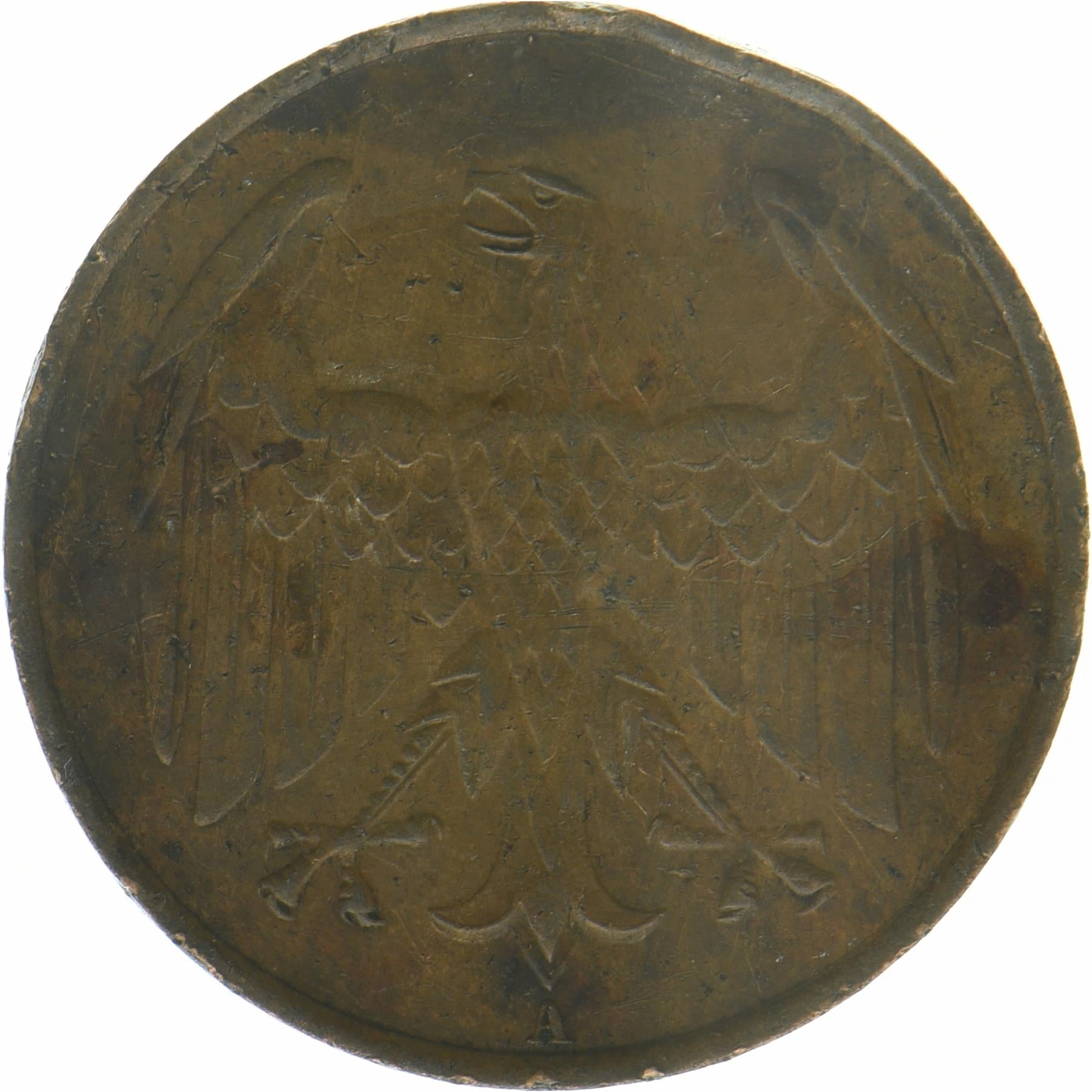 Tyskland | 4 Reichspfennig-mynt | Örn | KM:75 | 1932