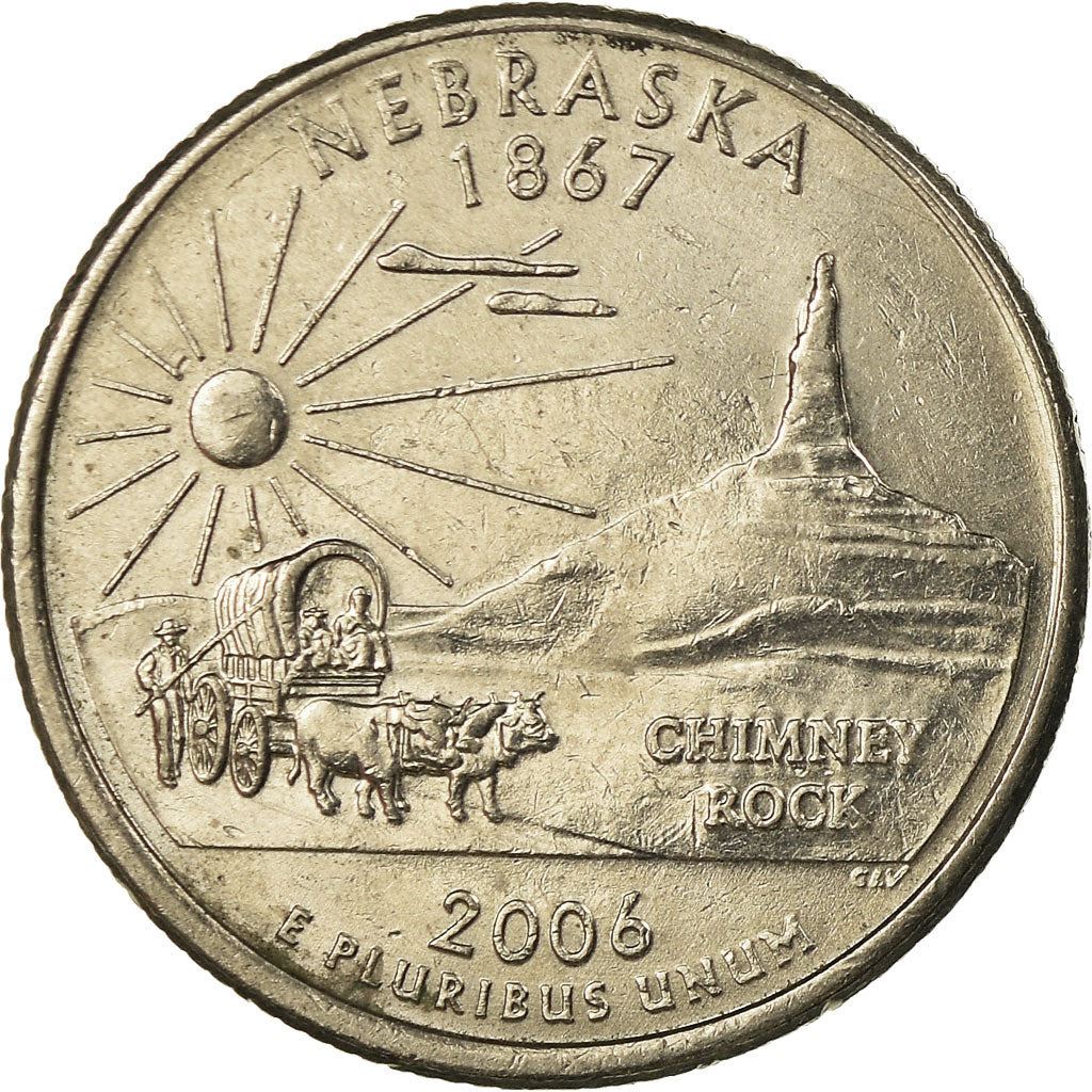 United States | 1/4 Dollar Coin | Nebraska | Km:383 | 2006
