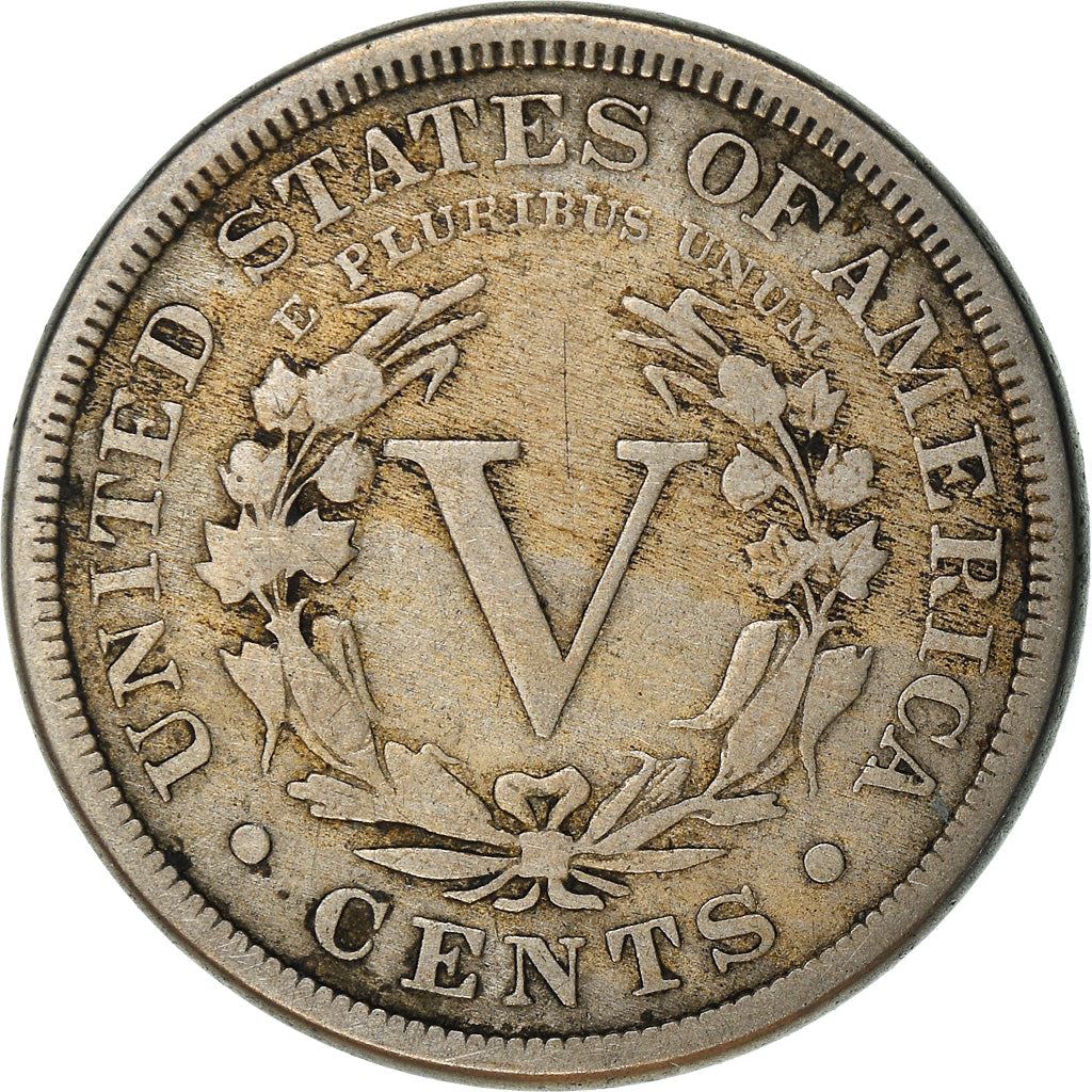 United States | 5 Cents Coin | Liberty | Roman Numeral | KM112 | 1883 - 1913
