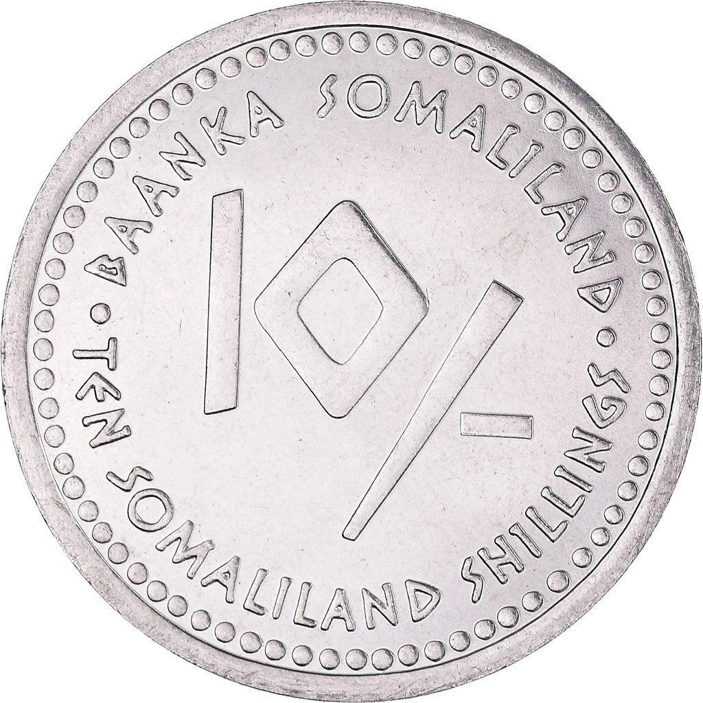 Somalilandas | 10 šilingų moneta | Svarstyklės | Nerūdijantysis plienas | KM:15 | 2006