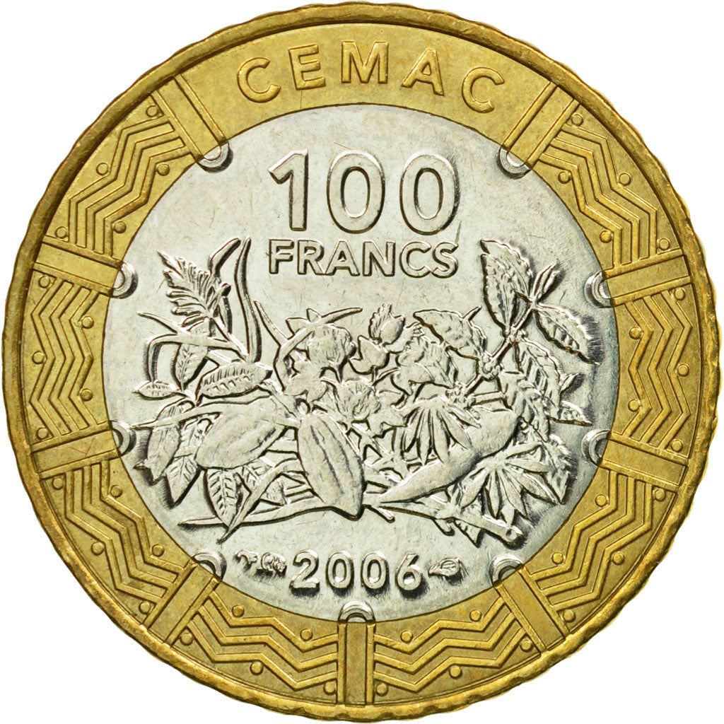 Central African States | 100 Francs Cfa Coin | Plants | Km:15 | 2006 - 2023