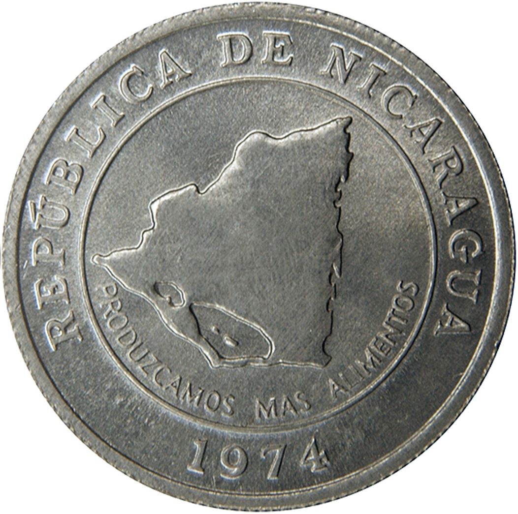 Nicaragua Coin Nicaraguan 10 Centavos Coin | FAO | KM29 | 1974
