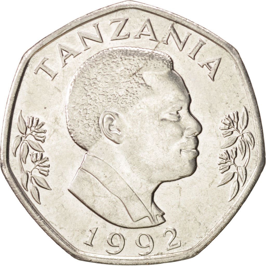 Tanzania | 20 Shilingi Coin | Elephant | Km:27.2 | 1992