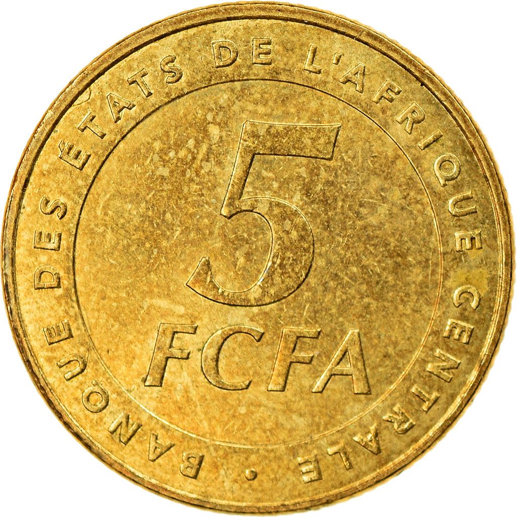 Central African States | 5 Francs Cfa Coin | Plants | Km:18 | 2006