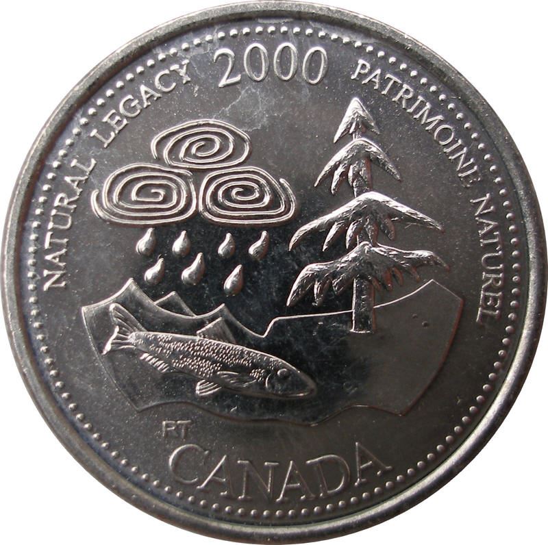 Canada | 25 Cents Coin | Natural Legacy | Nickel | KM:382 | 2000