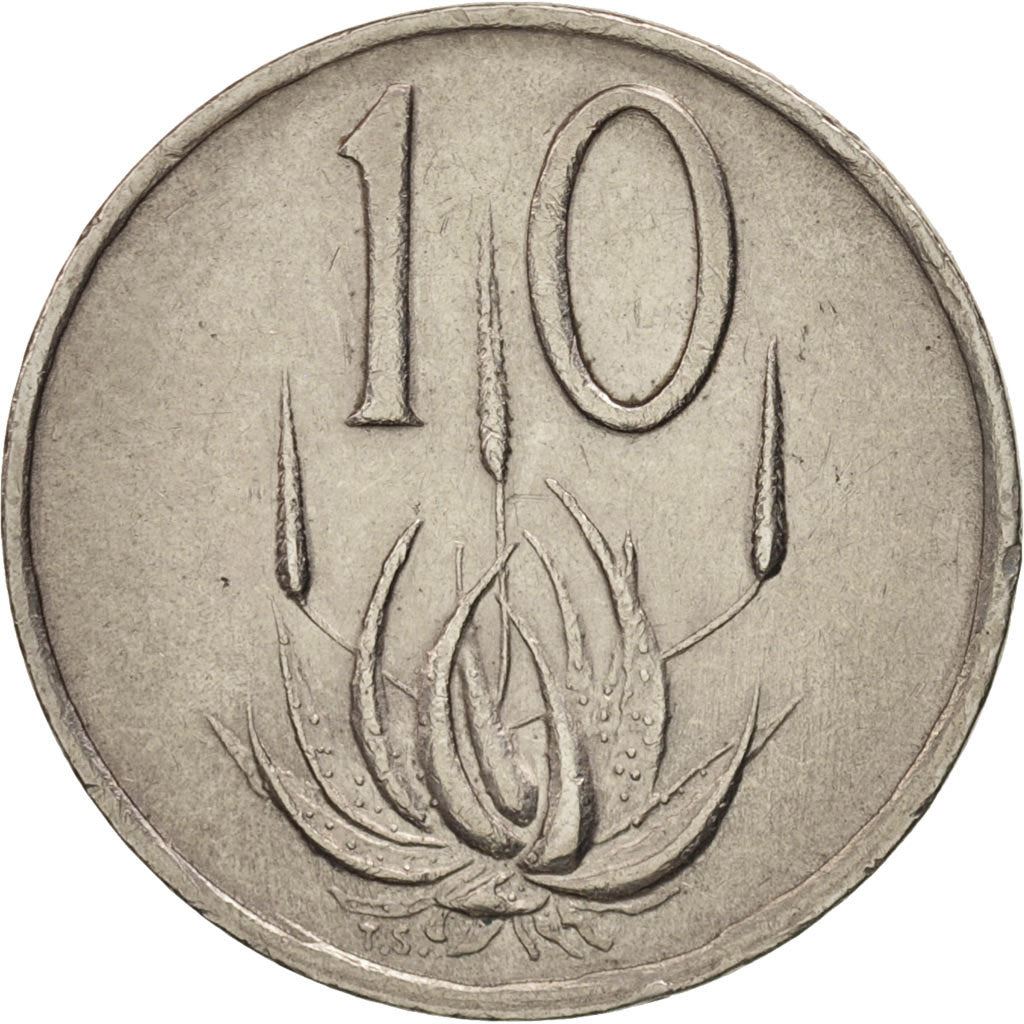 South Africa 10 Cents Coin | Jacobus J. Fouche | KM94 | 1976