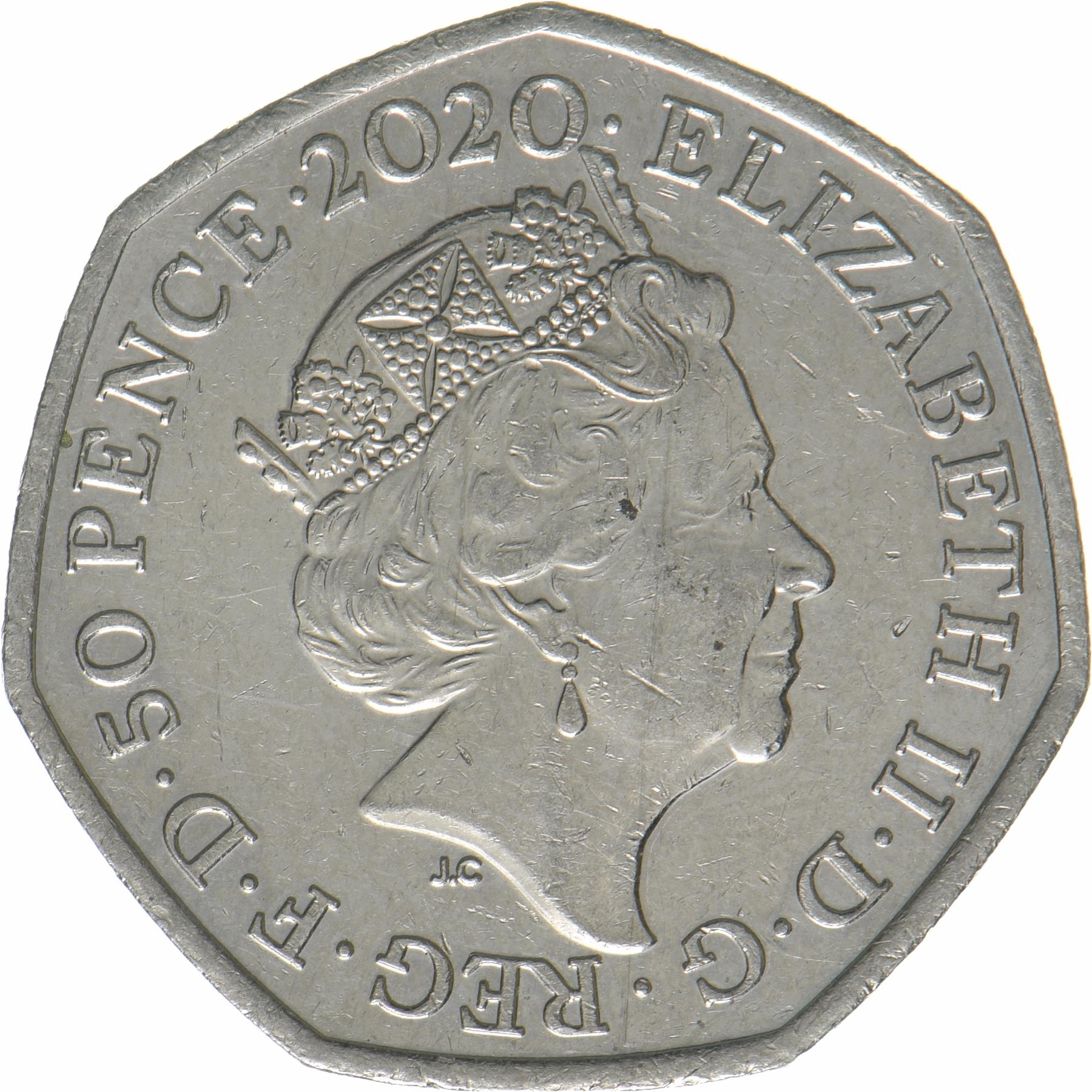 United Kingdom | 50 Pence Coin | Diverse Britain | Km:1818 | 2020