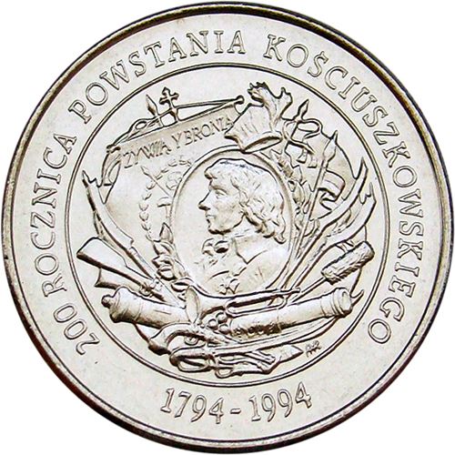 Poland | 20 000 Z?otych | Ko?ciuszko Insurrection | Wepons | Eagle | KM271 | 1994