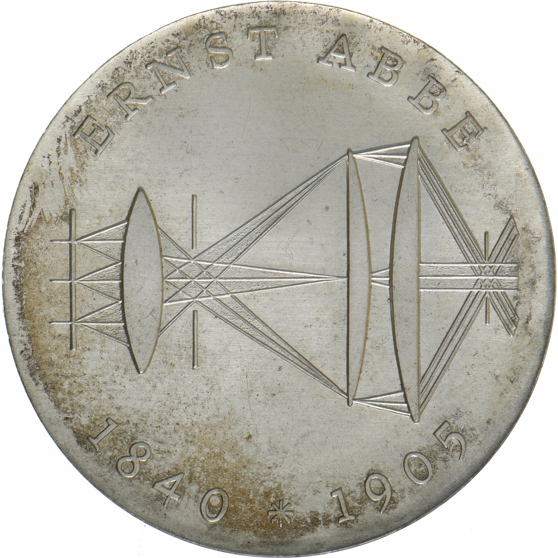 German Democratic Republic | 20 Mark Coin | Ernst Abbe | KM:78 | 1980