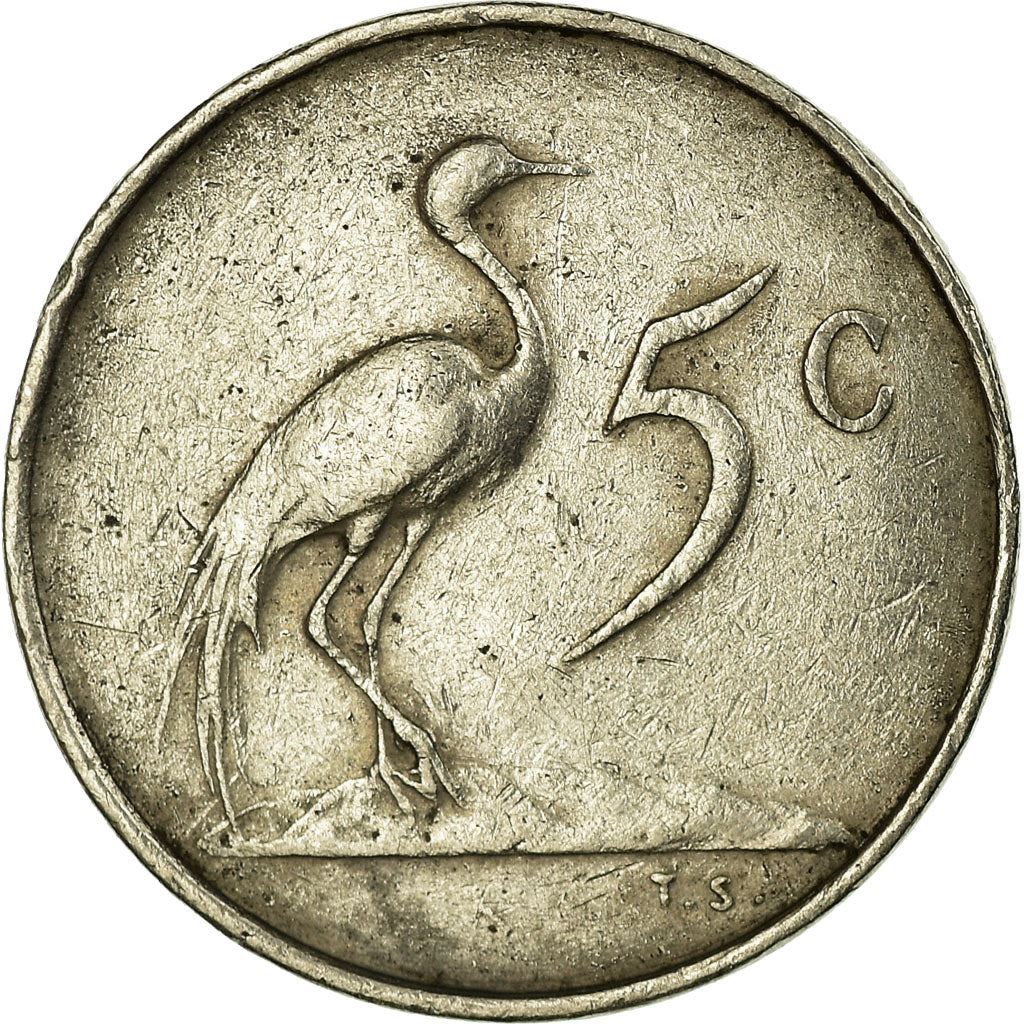 Sør-Afrika 5 Cent Mynt | Afrikaans Legende - SUID-AFRIKA | KM67.2 | 1965 - 1969