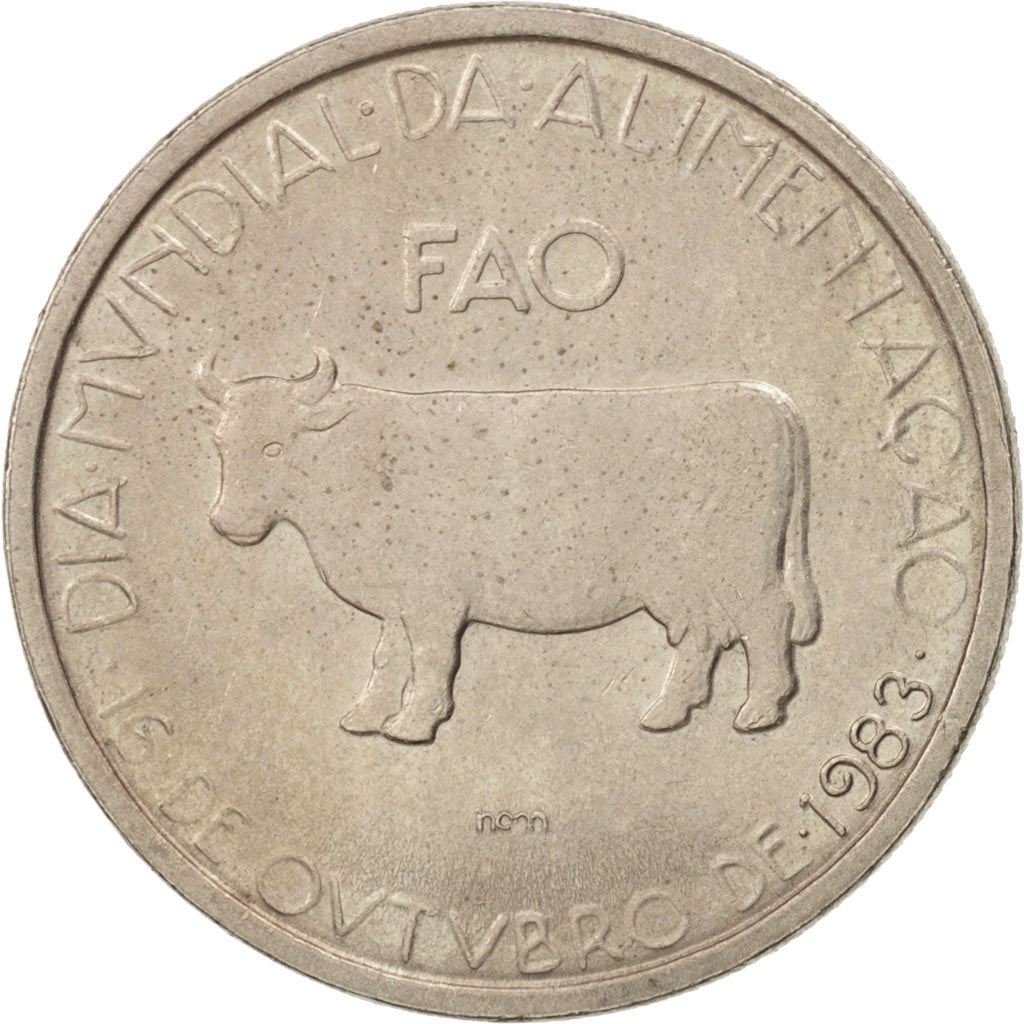 Portugal | 5 Escudos Coin | FAO | Km:618 | 1983