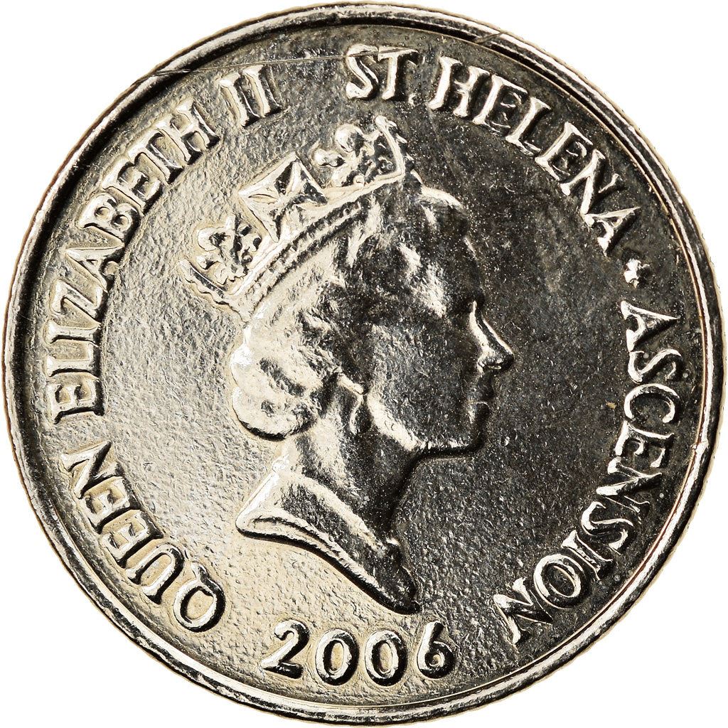 Saint Helena och Ascension | 10 Pence Mynt | Elizabeth II | Delfin | Km:23 | 1998 - 2006