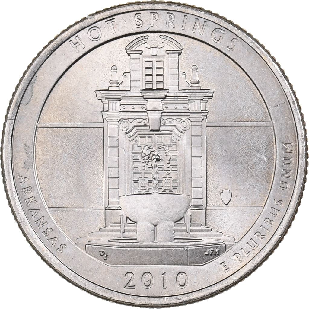 United States | 1/4 Dollar Coin | Arkansas | Hot Springs | Km:469 | 2010