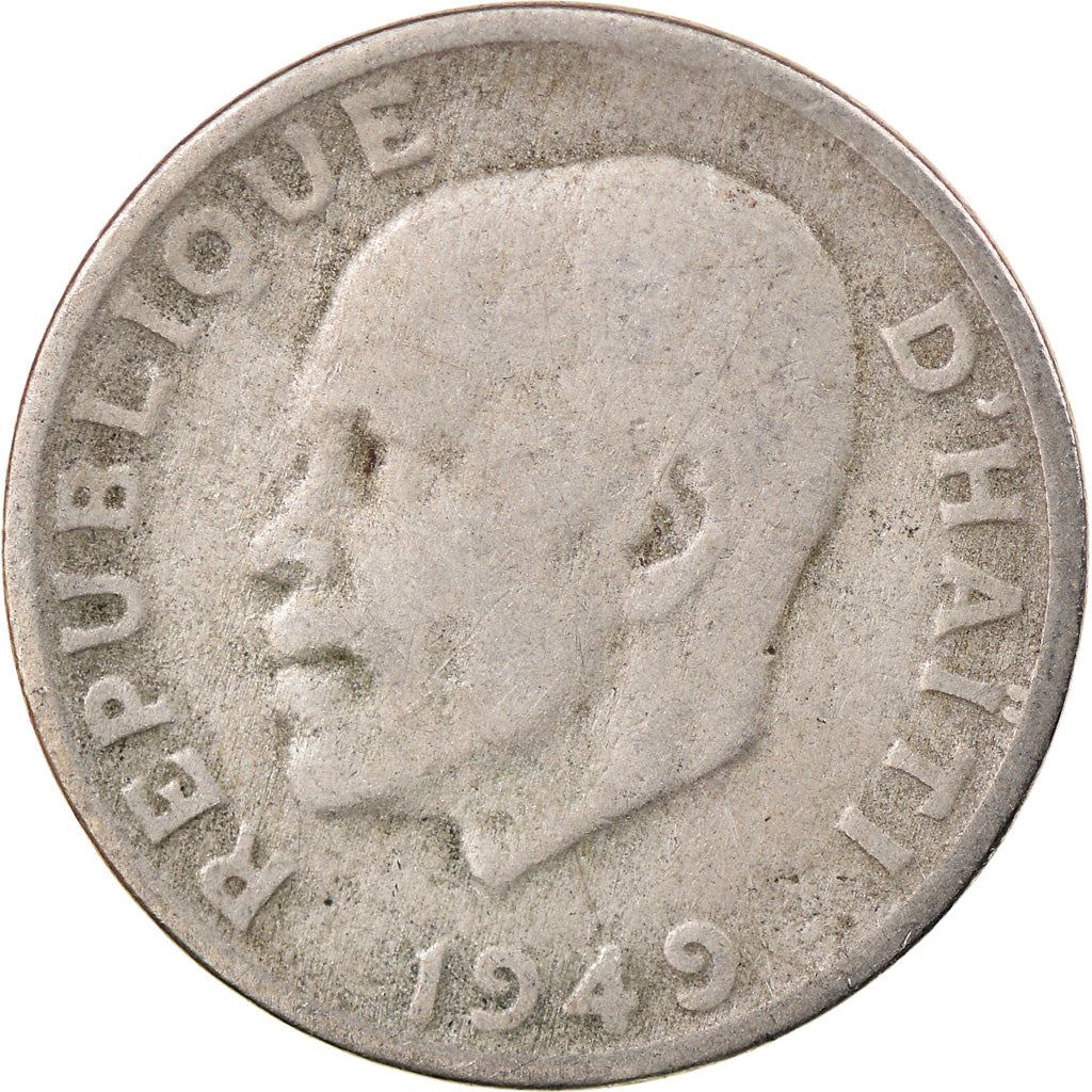 Haiti | 5 Centimes Coin | Dumarsais Estime | Cannon | Km:57 | 1949