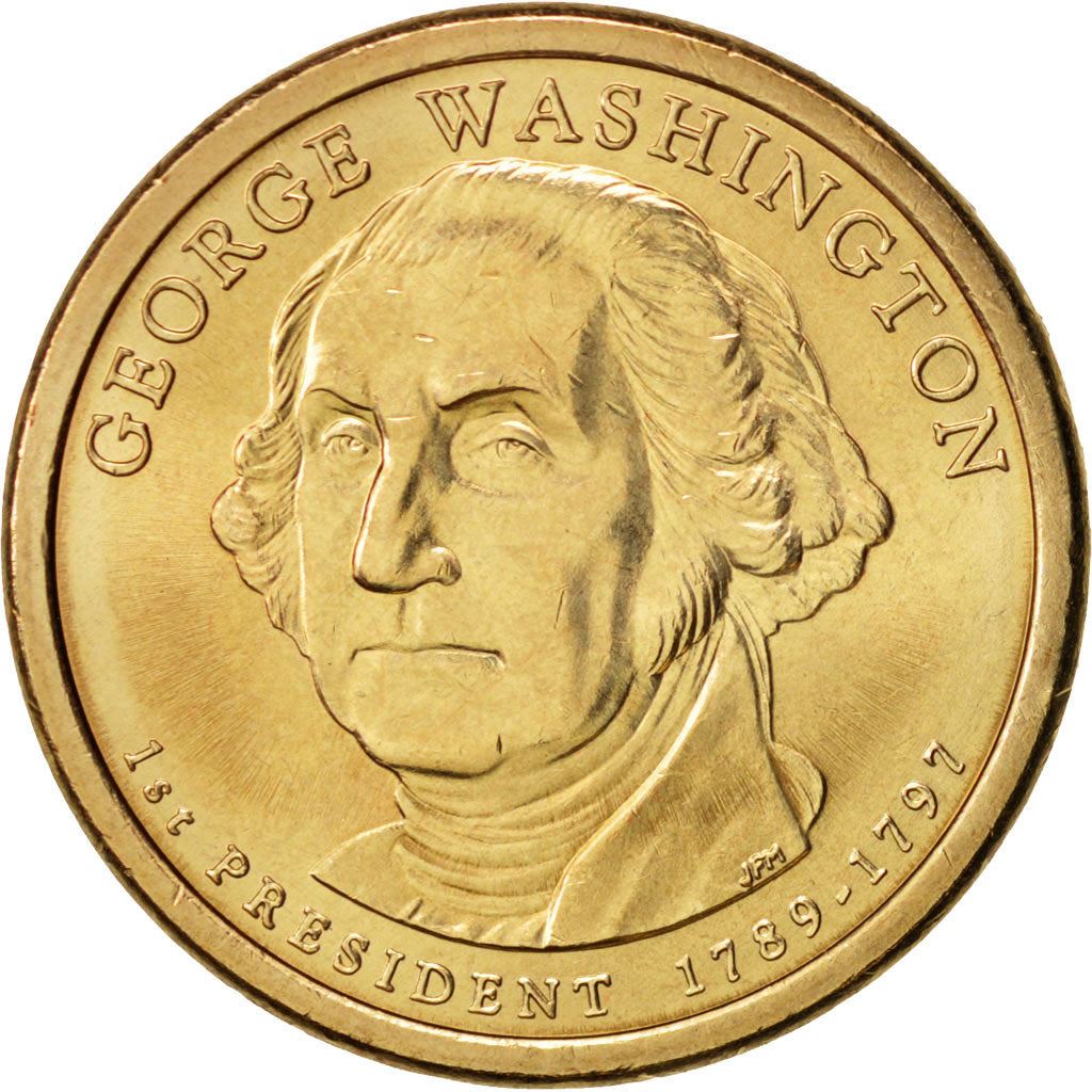 United States | 1 Dollar Coin | George Washington | Km:401 | 2007