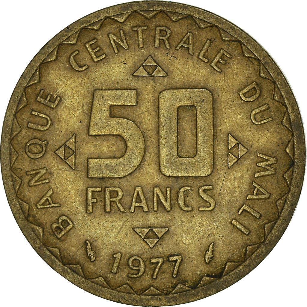 Mali | 50 Francs Coin | FAO | Km:9 | 1975 - 1977