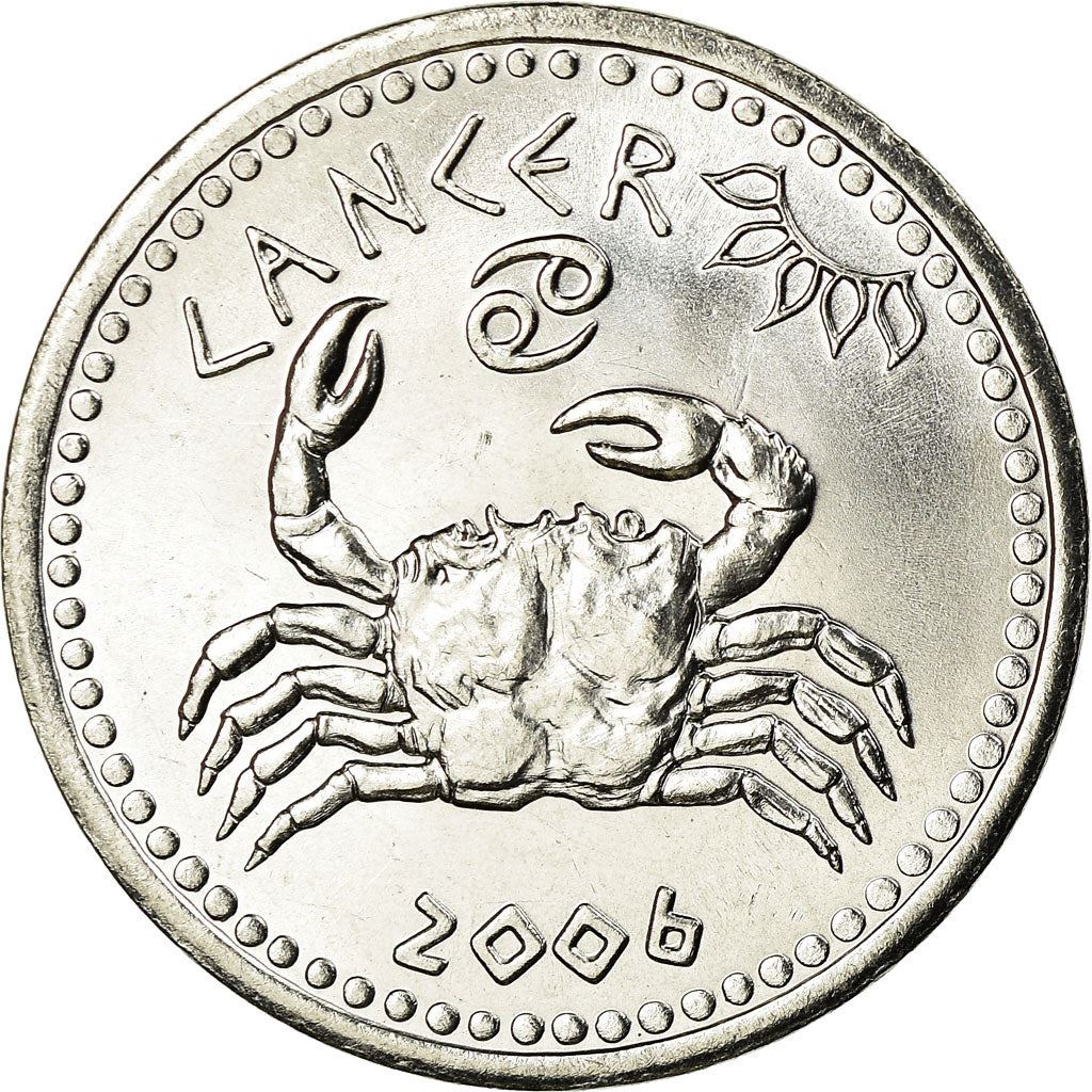 Somalilandia | Moneda de 10 chelines | Cáncer | Acero inoxidable | KM:12 | 2006
