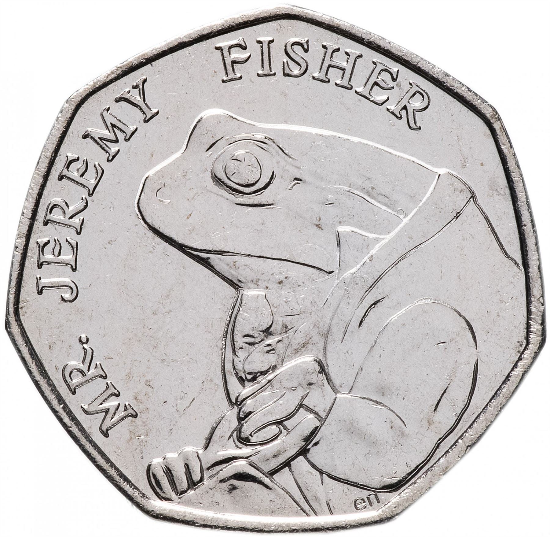 United Kingdom | 50 Pence Coin | Jeremy Fisher | KM:1432 | 2017