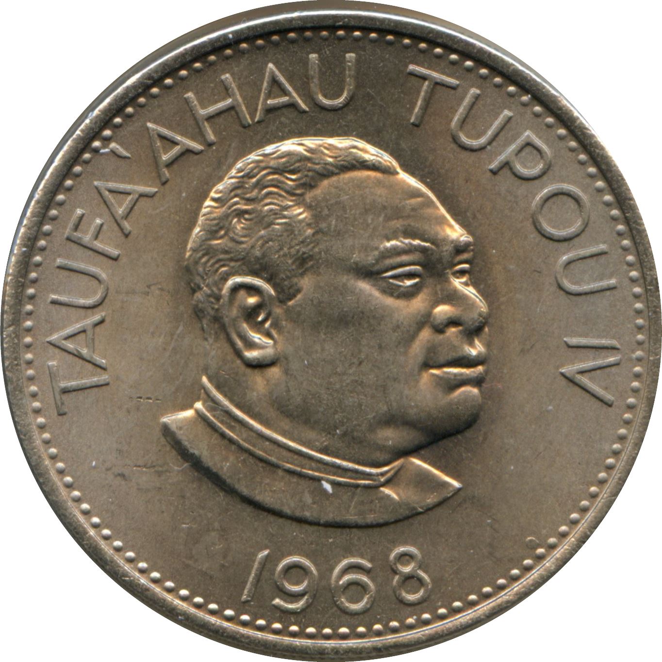 Tonga | Moneta da 20 Seniti | Re Tupou IV | Stella | KM:31 | 1968 - 1974