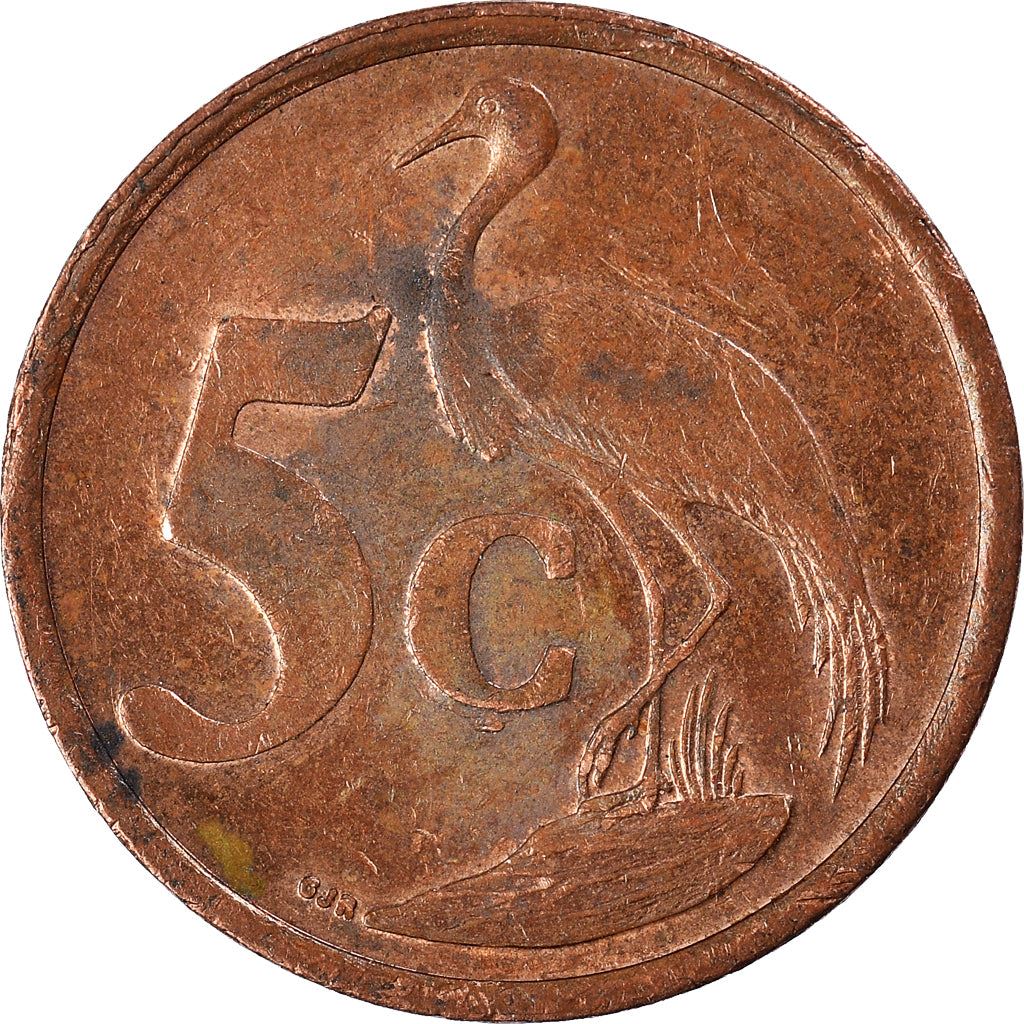 South Africa 5 Cents Tsonga Legend - AFRIKA-DZONGA Coin KM160 1996 - 2000