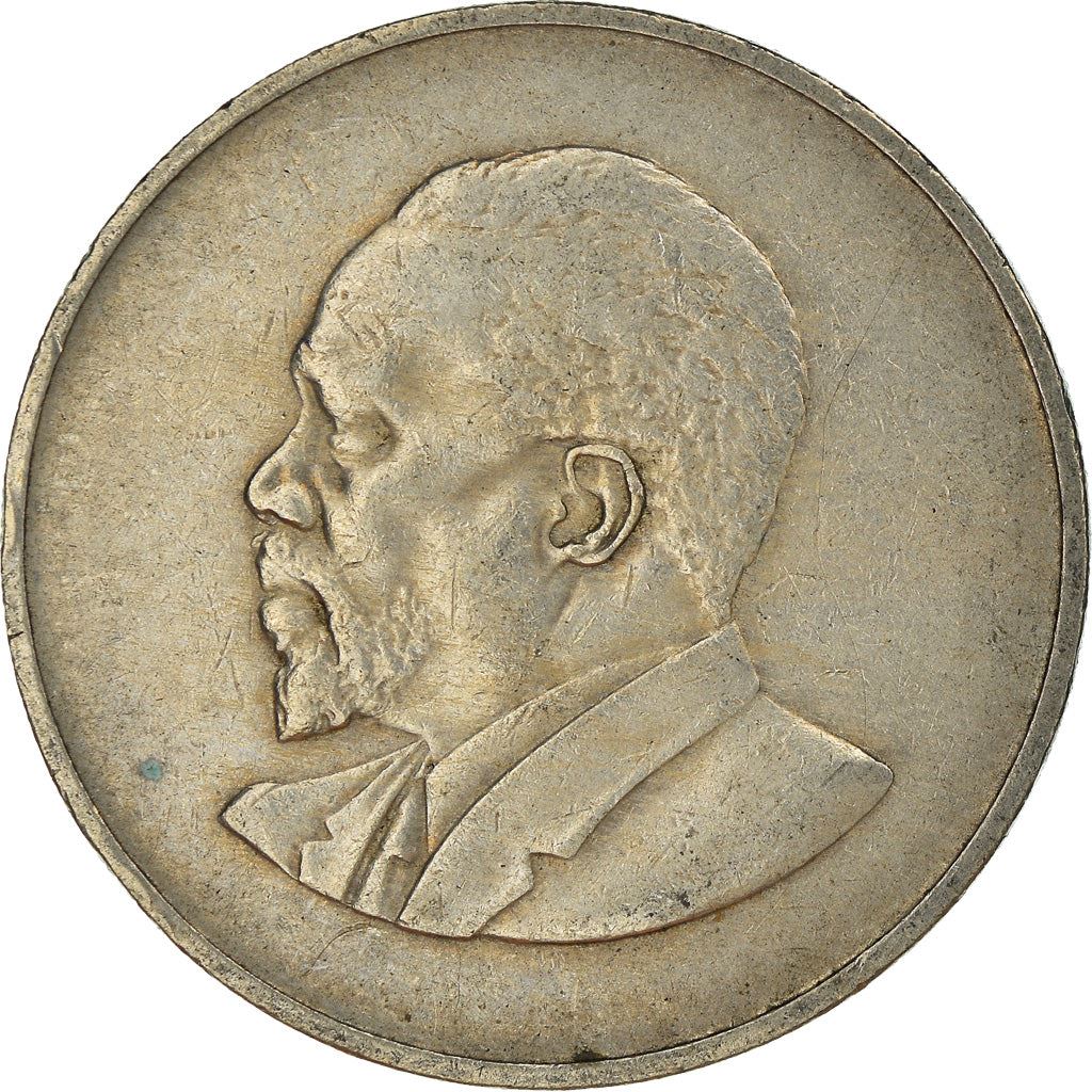 Kenya 1 Shilling | Jomo Kenyatta 1963 - 1978 Coin | KM5 | 1966 - 1968