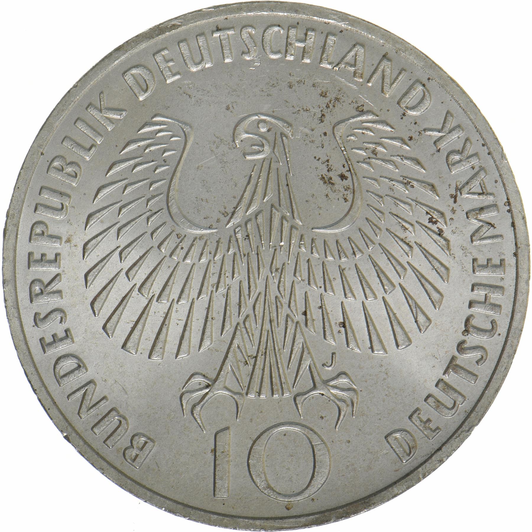Federal Republic of Germany | 10 Deutsche Mark Coin | Olympic Games | KM:135 | 1972