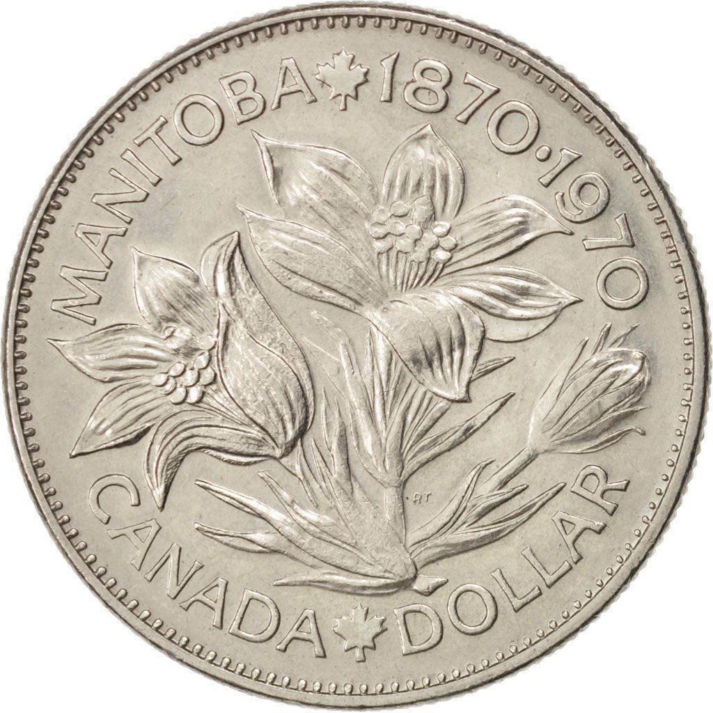 Canada | 1 Dollar Coin | Manitoba | Nickel | KM:78 | 1970