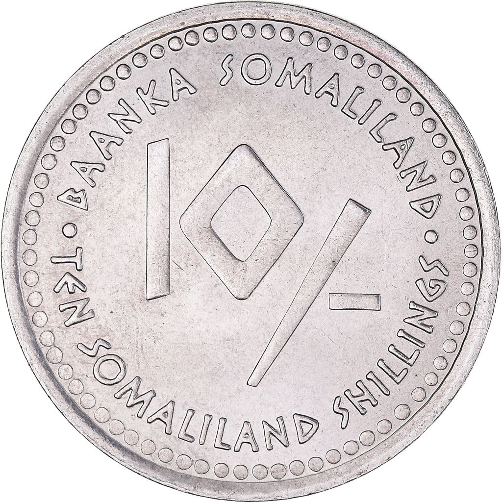 Somalilandas | 10 šilingų moneta | Jautis | Nerūdijantis plienas | KM:10 | 2006