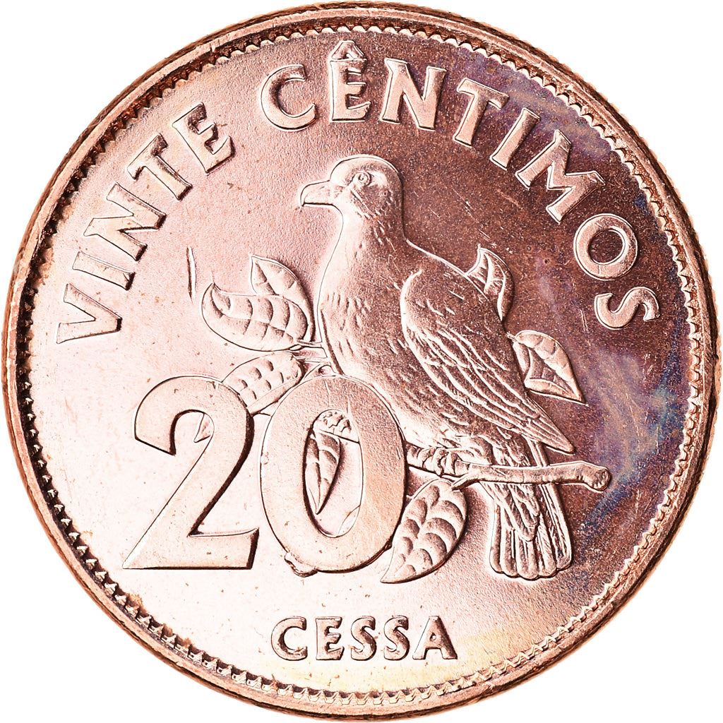 Sao Tome and Principe | 20 Centimos Coin | Cessa bird | 2017